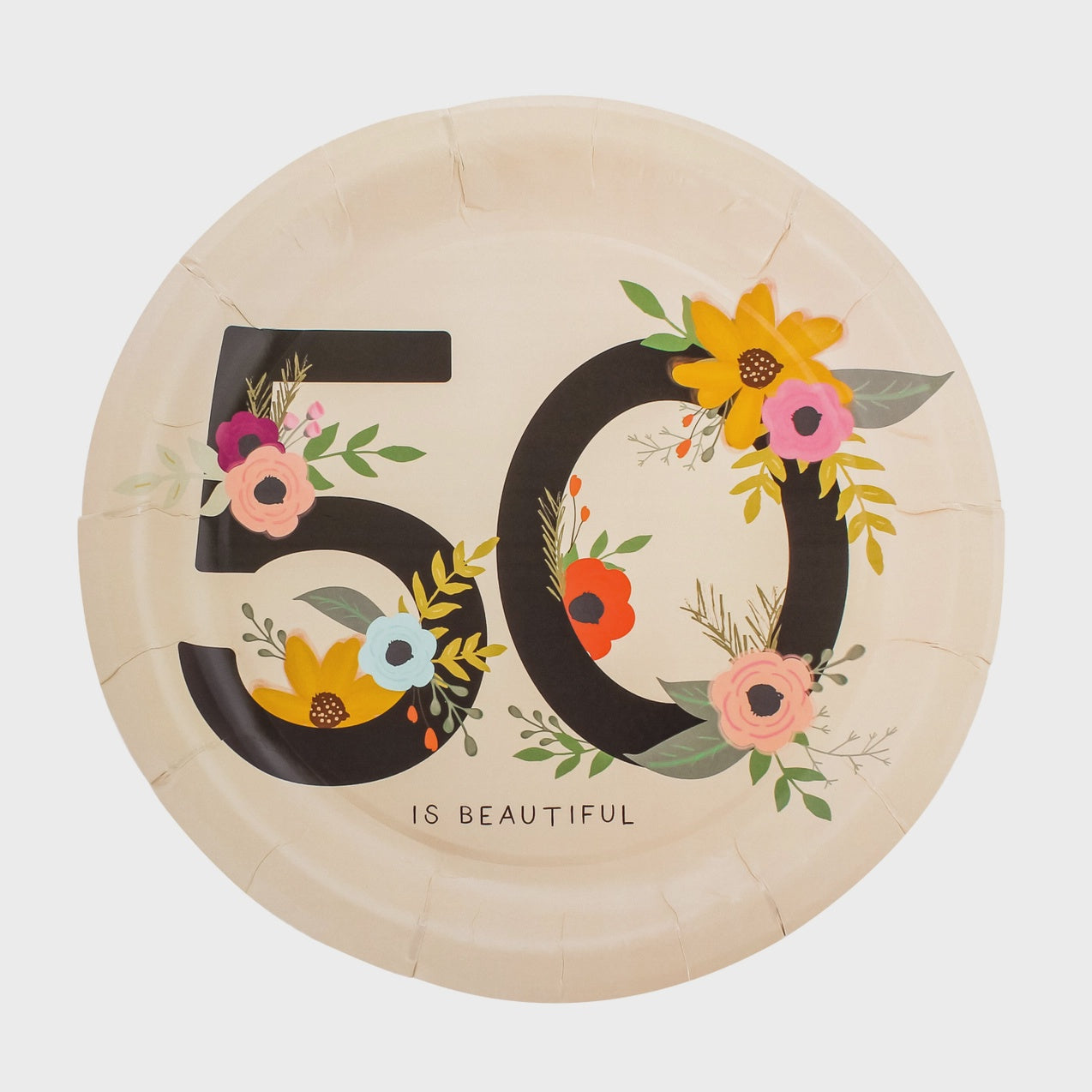 50 is beautiful plates 10pk