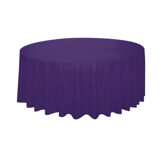 Purple Round Tablecloth