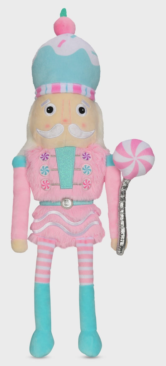 Candy Cane Nutcracker Stuffy