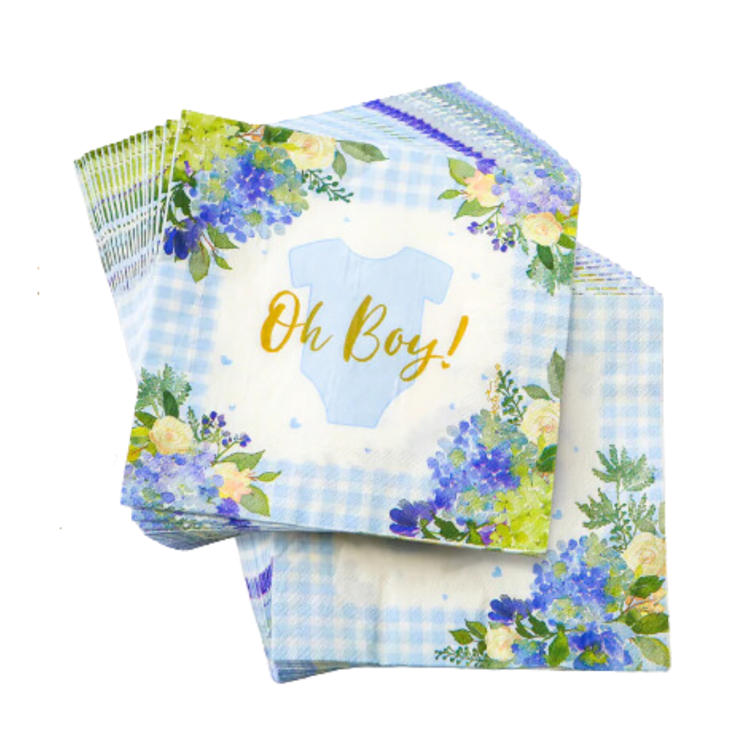 Floral Boy Napkins