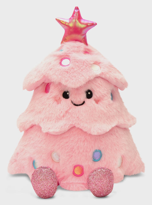 Pink Glitter Christmas Tree Stuffy