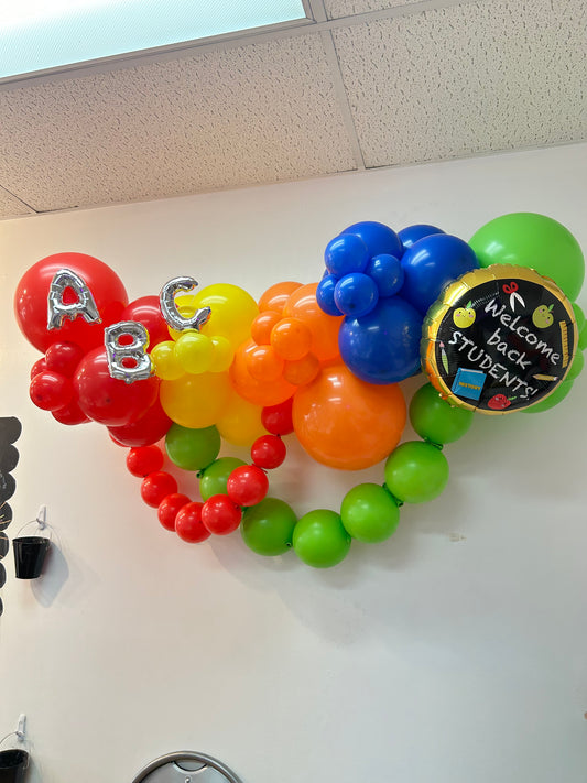 Back-to-School Balloon Garland