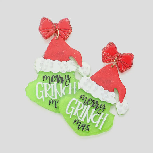 Merry Grinchmas Earrings