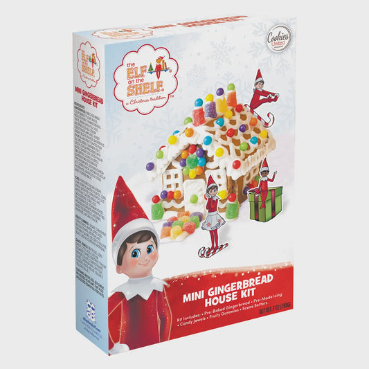 Mini Elf On The Shelf Gingerbread Kit