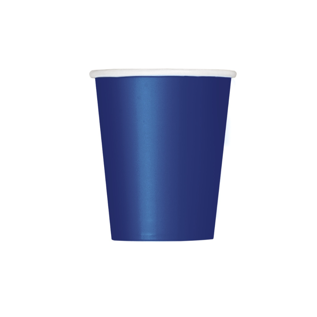 Navy Paper Cups 14ct