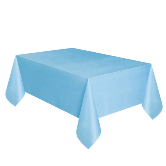 Powered Blue Tablecloth