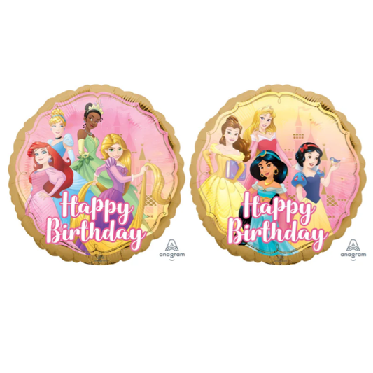 Foil Standard - Princess Happy Birthday