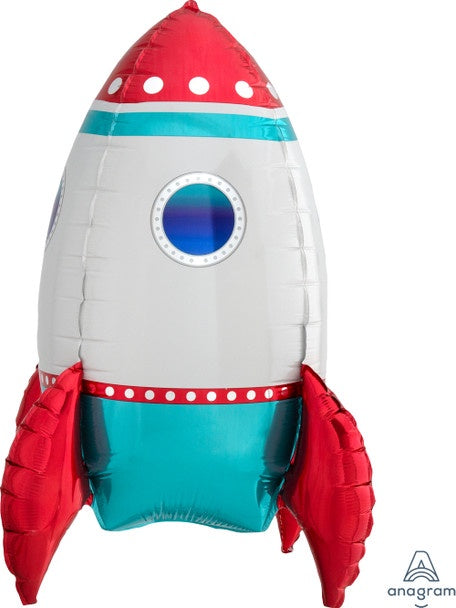 Rocket - Air Filled Balloon Decoration