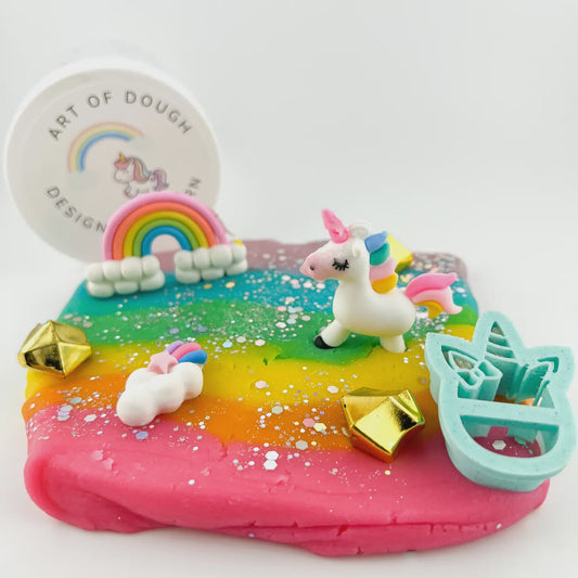 Playdough Unicorn Sensory Jar