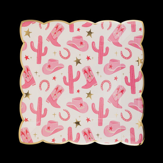 Cowgirl Dinner Plates 8pk