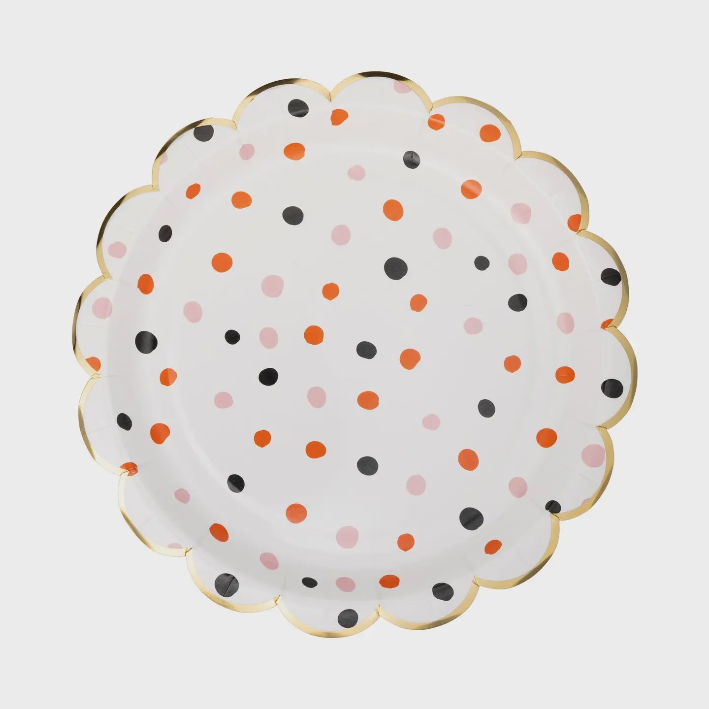 Halloween Dot Plates 12pk