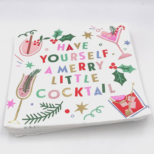 Merry Little Cocktail Napkins 20ct