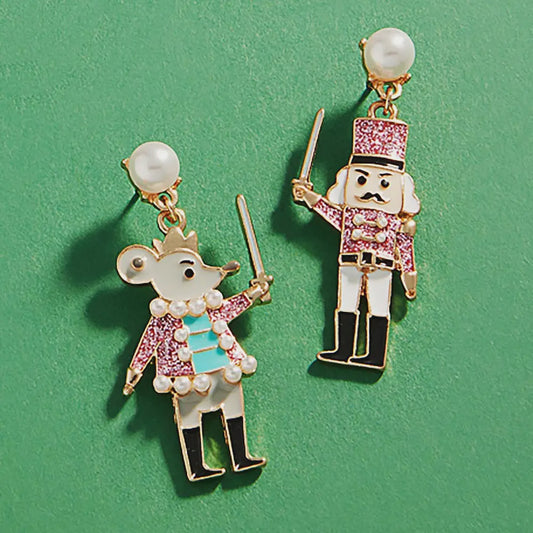 Nutcracker Mouse King Earrings